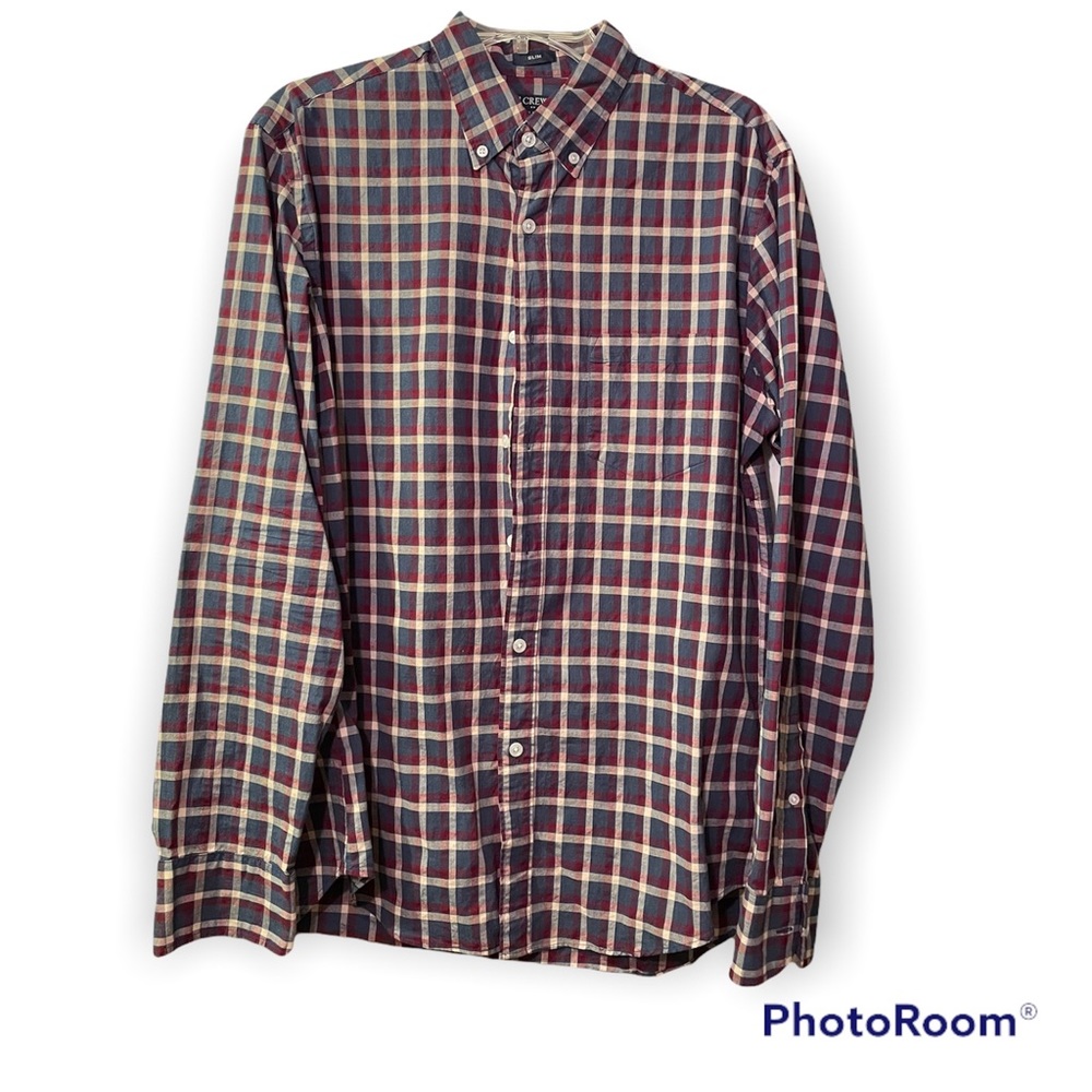 J. Crew Factory Slim Fit Flex Washed Oxford Button-Down Shirt | Size: Medium